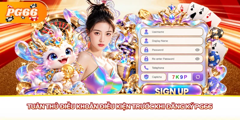 Tuân thủ điều khoản điều kiện trước khi đăng ký PG66